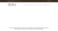 Desktop Screenshot of coleclarkguitars.com